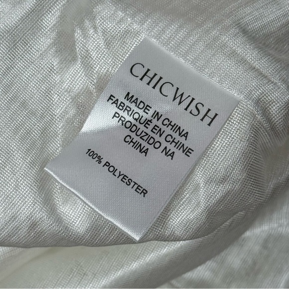 Chicwish White Lace Elegant Feminine Sleeveless Crop Top XXL - Picture 10 of 14